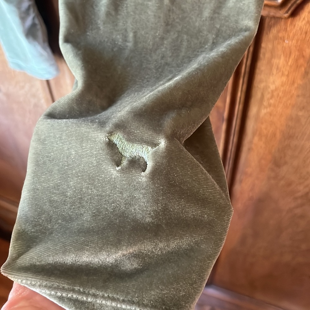 PINK Velvet Green Leggings - Picture 5 of 10